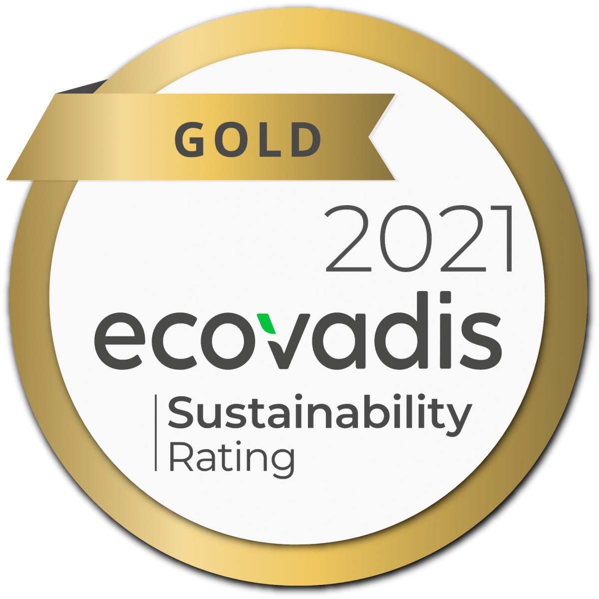 Ecovadis Sustainability Rating GOLD 2021